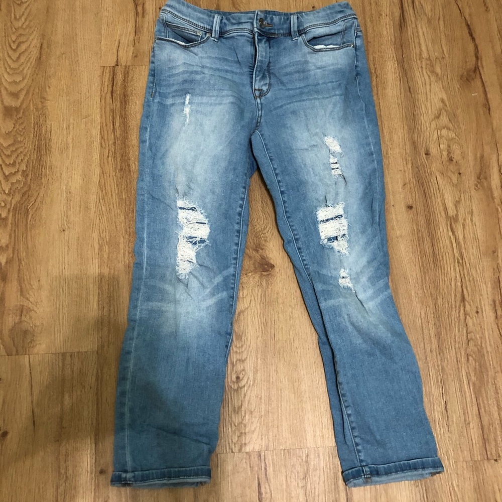 Chico’s blue jeans size 00 cropped